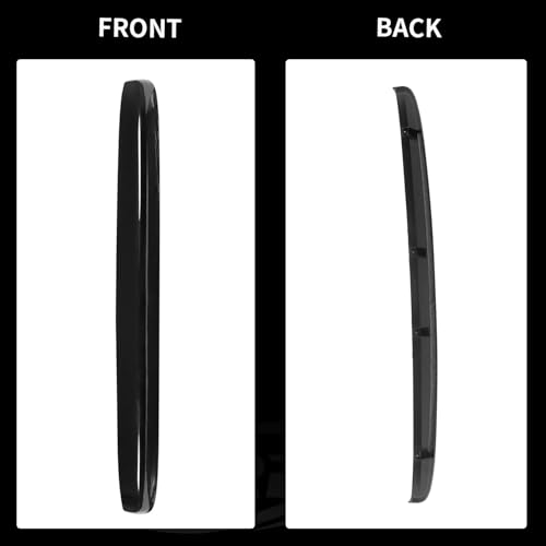 KARPAL Rear License Plate Light Lamp Cover Compatible with 1997 1998 1999 2000 2001 Jeep Cherokee 5FL86ZZZ Gloss Black - Image 5