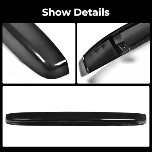 KARPAL Rear License Plate Light Lamp Cover Compatible with 1997 1998 1999 2000 2001 Jeep Cherokee 5FL86ZZZ Gloss Black - Image 4