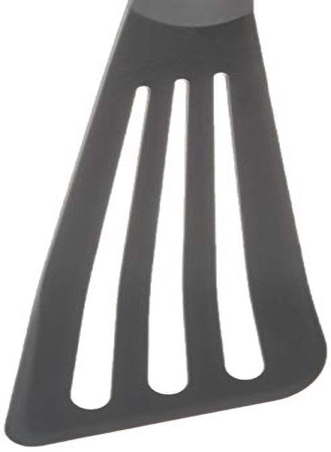 ميرسر كوليناري ملعقة مسطحة مشقوقة عالية الحرارة من ميرسر كوليناري هيلز تولز، مقاس 12 بوصة × 3.5 بوصة، رمادية - Image 4