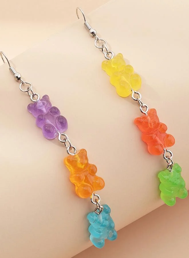 Take Two Girls Gummy Bear Dangle Earrings