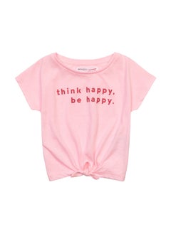MINOTI Kids Girls Tie front T-shirt  - Image 1