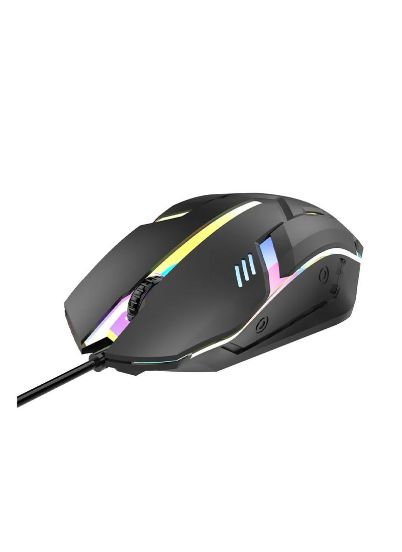 MIKUSO MIKUSO MOS-379U RGB Breathing Light Gaming Optical Mouse  - Image 1