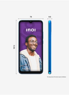 INOI A83, 4G LTE, Octacore 6GB RAM + 128GB, 6.5” IPS HD+ Display, 48MP Rear Camera, Blue, Middle East Version  - Image 2