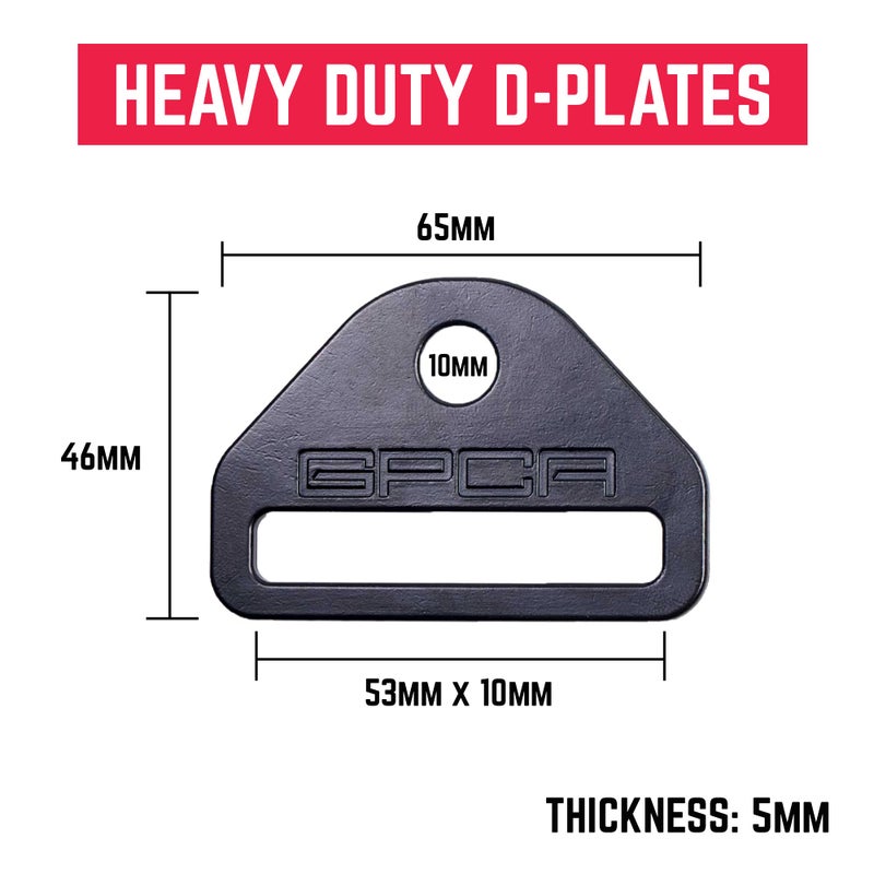 GPCA - Quick-Release Tie Down Anchor and D-Plate Set, for Fast Jeep Top Removal Lift, Truck Tie Downs, Jeep Wrangler Accessories for 4xe, JL, JK & Hard Top Models, with Screw Nuts, Patented, 6 Packs - Image 4