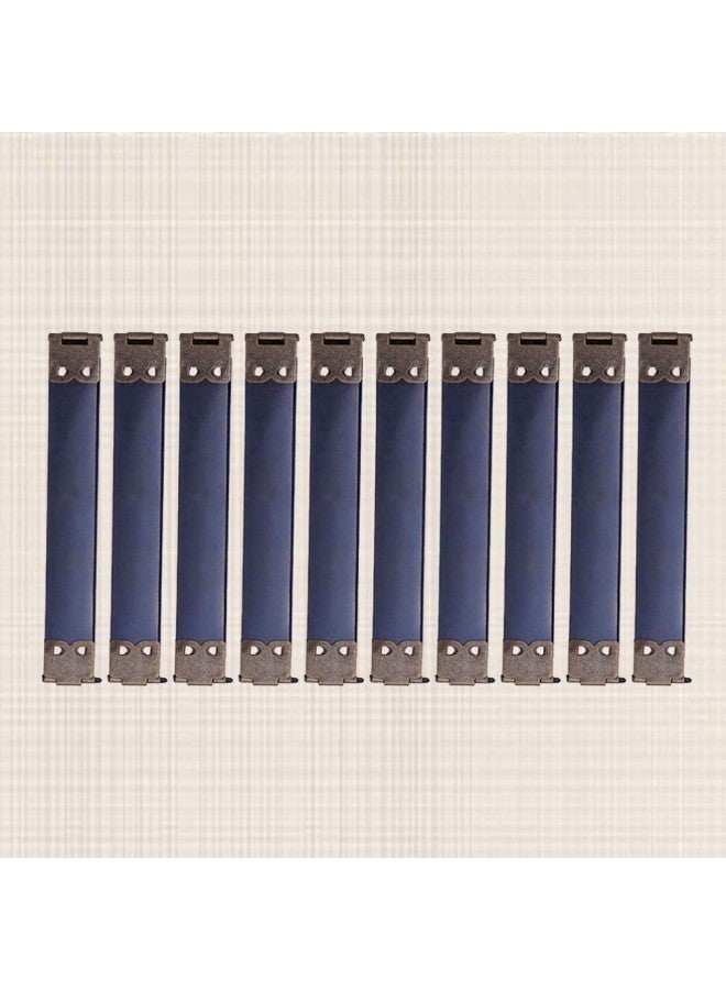 klarako 10pcs 10cm Metal Internal Flex Frames Handbag Hinges Spring Clip Kiss Clasp Bag for DIY Craft Coin Purse Bag Sewing Making Silver  - Image 2