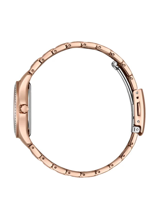 سيتيزن Women's Stainless Steel Pink Gold ECO-DRIVE  Watch FE1252-82X - 30.6 mm