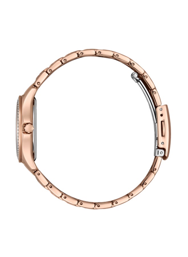 CITIZEN Women's Stainless Steel Pink Gold ECO-DRIVE  Watch FE1252-82X - 30.6 mm - Image 2