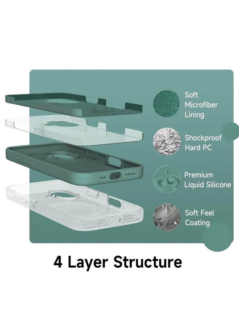 JAJEEK Case Compatible with iPhone 16 Plus Liquid Soft Silicone iPhone 16 Plus Cover with Inside Microfiber Lining Shockproof Gel Rubber Phone Case for iPhone 16 Plus 6.7inch – Durable, Lightweight, and Stylish Protection - Image 5