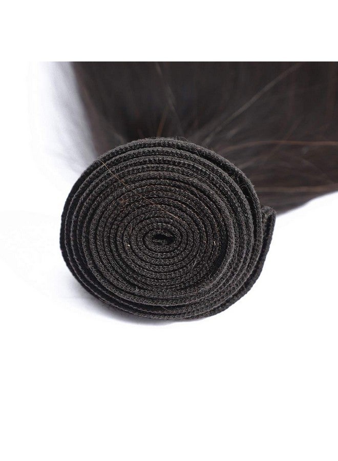ANGIE QUEEN Unprocessed Brazilian Virgin Hair Straight Hair One Bundle 22inch Cheap Virgin Human Hair Extension Natural Black Color (100+/-5g)/bundle Can be Dyed and Bleached - Image 4