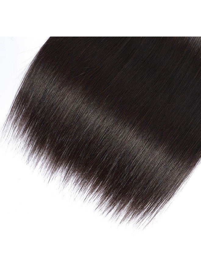 ANGIE QUEEN Unprocessed Brazilian Virgin Hair Straight Hair One Bundle 22inch Cheap Virgin Human Hair Extension Natural Black Color (100+/-5g)/bundle Can be Dyed and Bleached - Image 5