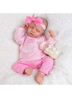 Aori Aori Lifelike Reborn Baby Dolls 20 Inch Realistic Sleeping Newborn Girl Dolls with Poseable Limbs and Feeding Accessories  - Image 2