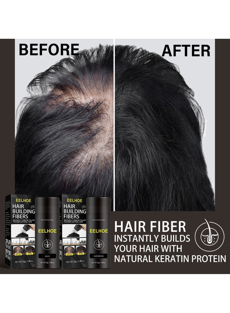 EELHOE Hair Fiber Powder – Volume-Enhancing Powder for Thinning Hair and Hairline Coverage - Image 3