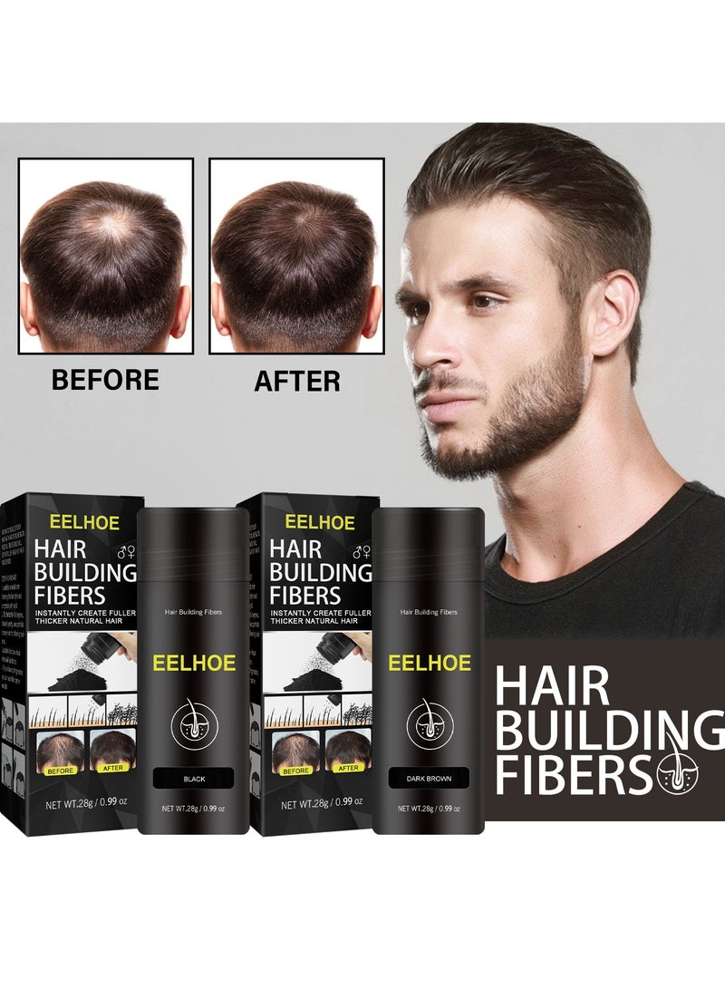 EELHOE Hair Fiber Powder – Volume-Enhancing Powder for Thinning Hair and Hairline Coverage - Image 2