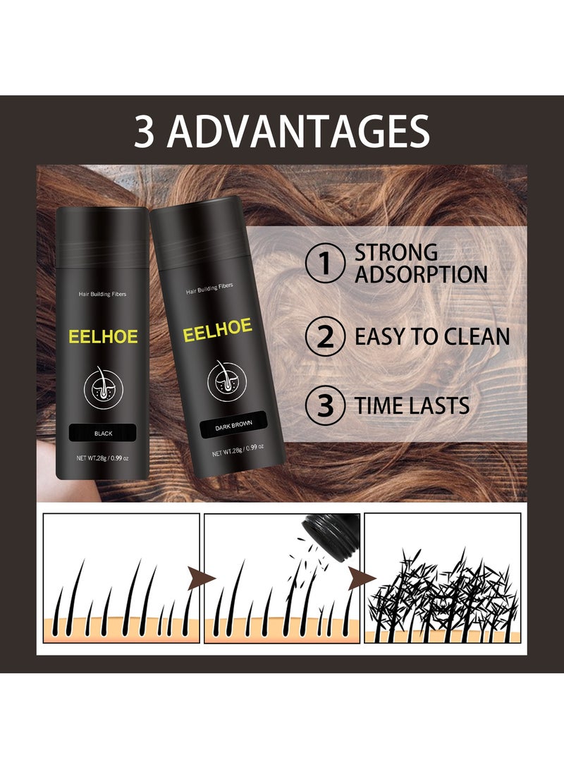 EELHOE Hair Fiber Powder – Volume-Enhancing Powder for Thinning Hair and Hairline Coverage - Image 5