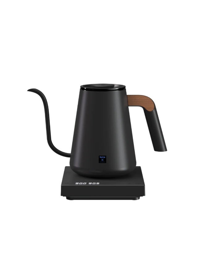 TIMEMORE Stainless Steel Fish Pro X Smart Electric Pour-Over Kettle 900 ML Black - Image 1
