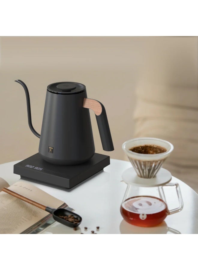 TIMEMORE Stainless Steel Fish Pro X Smart Electric Pour-Over Kettle 900 ML Black - Image 4