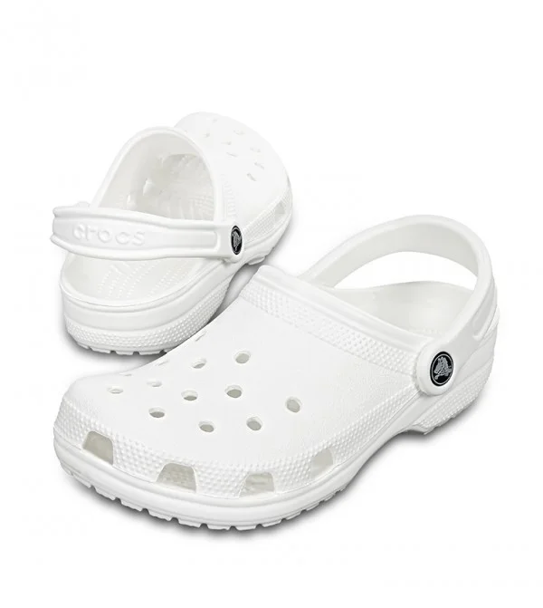 crocs Crocs White Slippers For Unisex