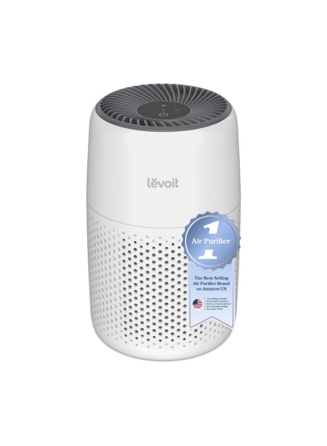 LEVOIT Air Purifier for Home Bedroom, Ultra Quiet HEPA Air Filter Cleaner with Fragrance Sponge & 3 Speed for Better Sleep, Allergies, Dust, Odour, Pet, Smoke, Office, Desktop, 100% Ozone Free - Image 1