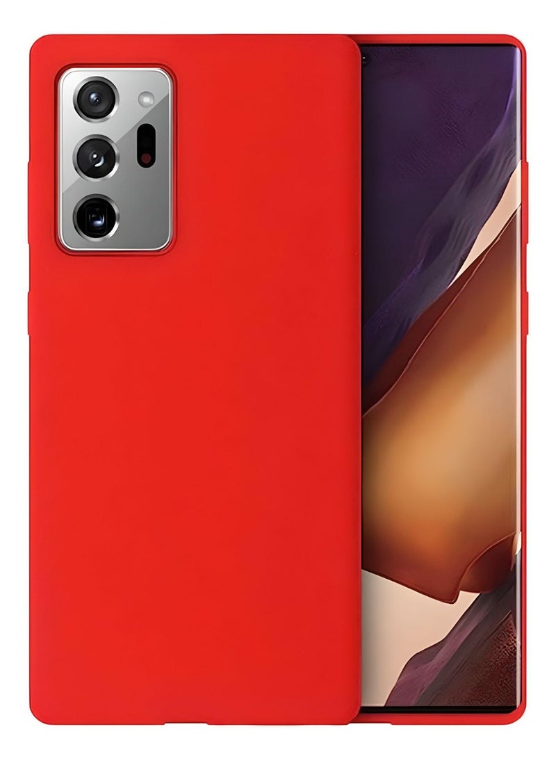 Samsung Note 20 Ultra Case Liquid Silicone Soft Microfiber Lining Phone Case cover - Image 1