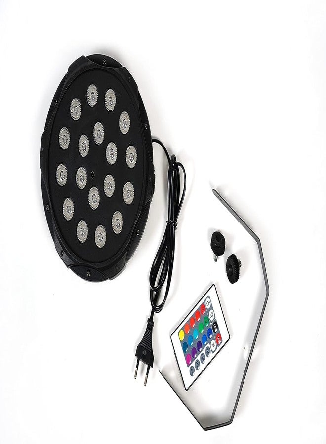 IMPRESSION LIGHTS 18 Led RGB Mixing Washer PAr Light Stage Lighting for Wedding, Birthday Parties Etc-Pack of 1 - Image 3