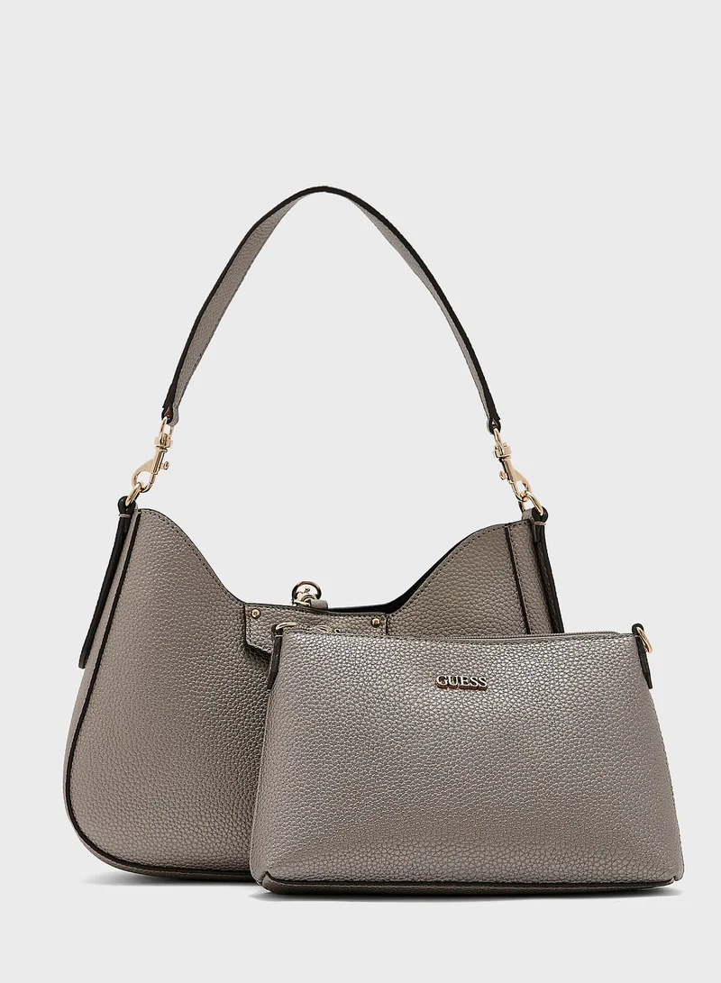 GUESS Eco Brenton Logo Hobo Bag
