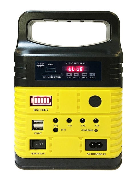 Portable Solar Generator with BT MP3 Radio Function
