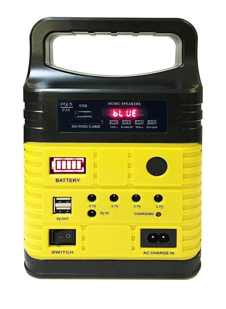 Generic - Portable Solar Generator with BT MP3 Radio Function - Image 1