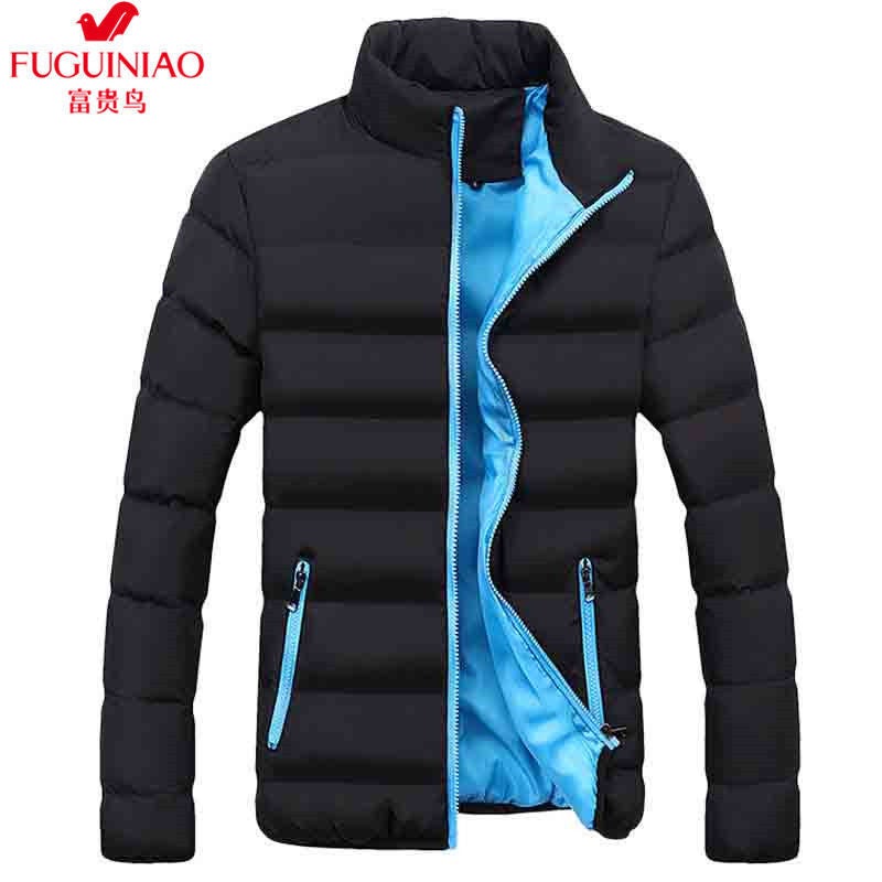 Mens Short Cotton Jacket Winter Korean Style 5133 Gray  - Image 3