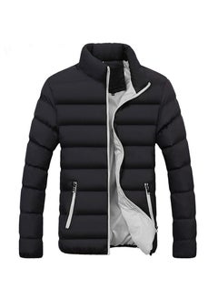Generic Mens Short Cotton Jacket Winter Korean Style 5133 Gray  - Image 2