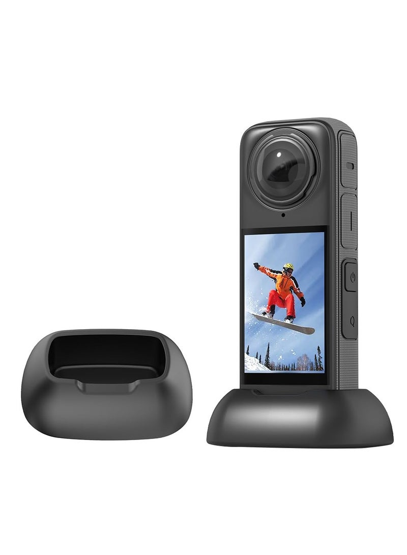 Silicone Non-Slip Desktop Mount Base for Insta360 X4, Stable Stand Bracket Support Adapter Camera Mount Accessories  - Image 1