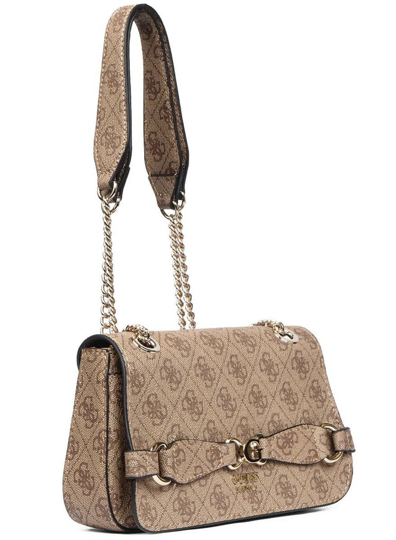 Guess Beige Women Shoulder Bag - Image 3