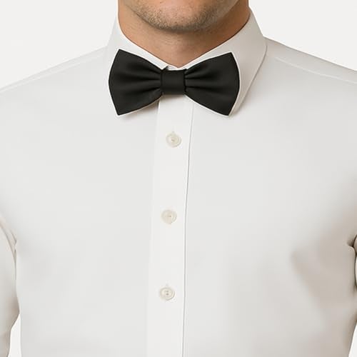 LEONARDI Men’s tuxedo cummerbund set for men | pocket square | bow tie | Packaging - Box | Size – adjustable & standard | pack of 1 - Image 3