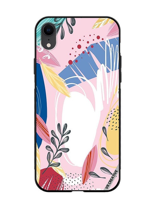 Protective Case Cover For Apple iPhone XR Flower Design Multicolour