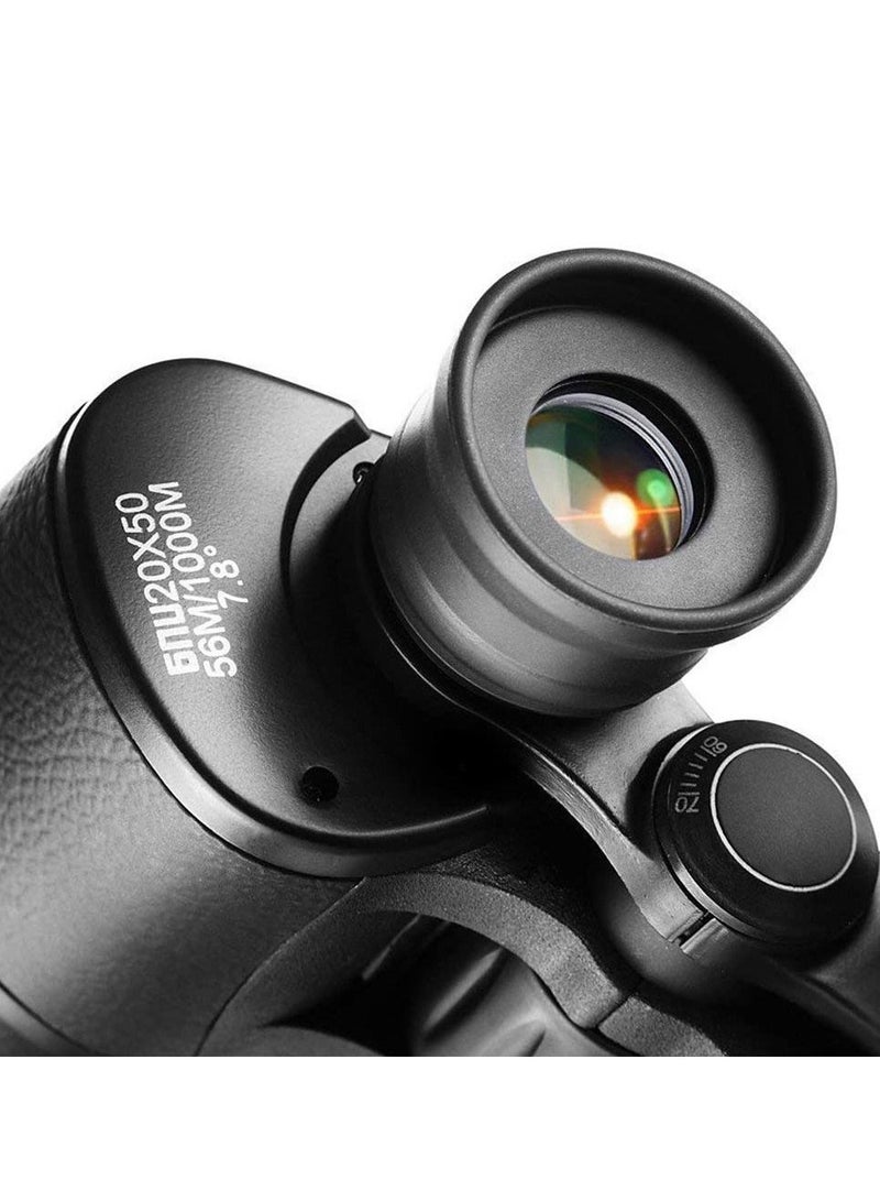 Crony منظار ثنائي العينية 20X50 عالي الدقة قوي للتخييم تلسكوب عالي التكبير للسفر - Image 4