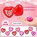 Jerify 48 Pieces Heart Stress Balls Foam Inspirational Motivational Stress Balls Quotes Anxiety Relief for Adults Wedding Valentines Day Carnival Reward Pink Red Rose Red - Image 4