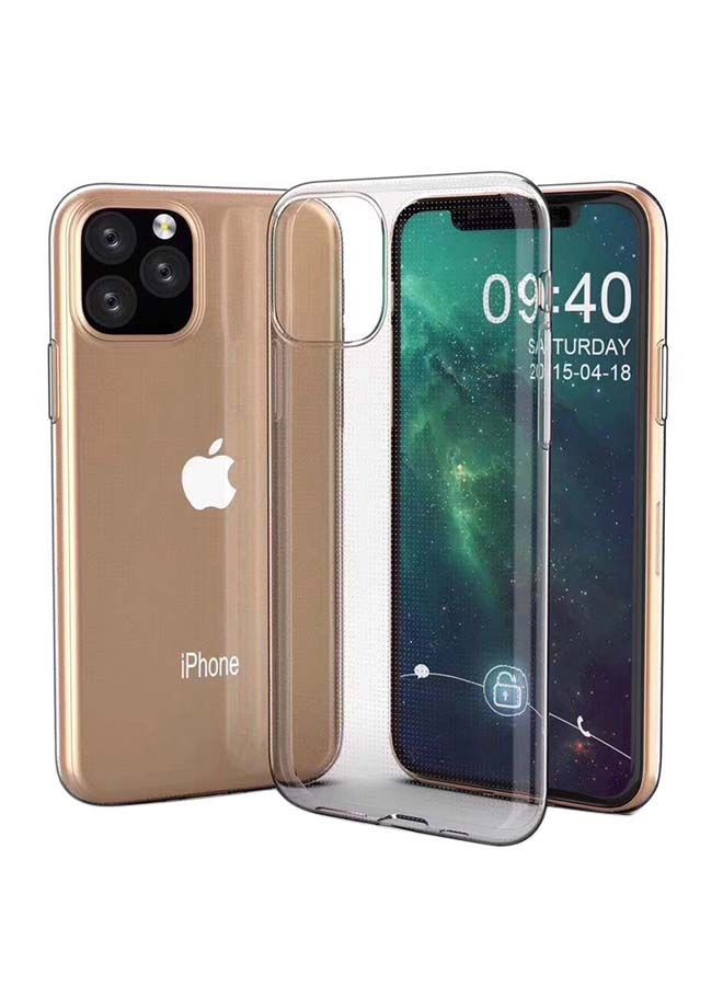 غطاء واقي لهاتف آيفون 11 برو ماكس شفاف - Image 1