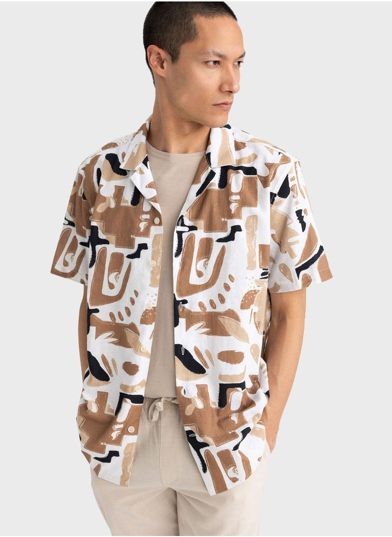 DeFacto - Printed Regular Fit Shirt - Image 1