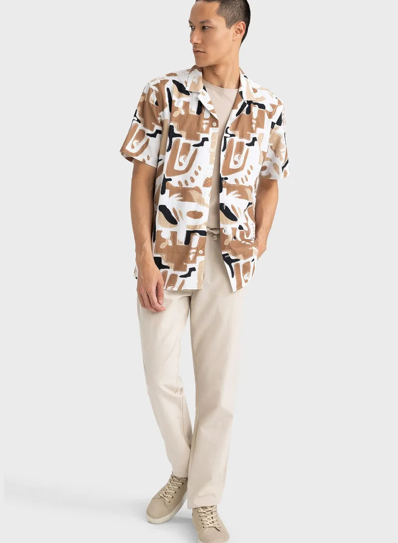 DeFacto Printed Regular Fit Shirt