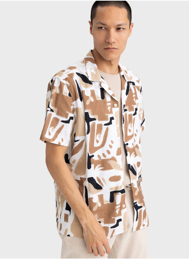 DeFacto - Printed Regular Fit Shirt - Image 1