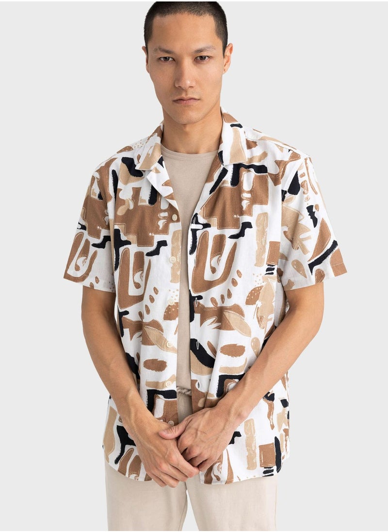 DeFacto - Printed Regular Fit Shirt - Image 1