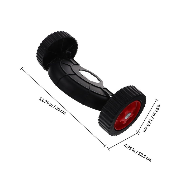 Heavy Duty Mower Support Wheel Set Replacement Caster Wheel Compatible With Gas Electric Mowers Garden Trimmers - Image 3