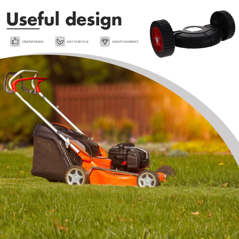 Heavy Duty Mower Support Wheel Set Replacement Caster Wheel Compatible With Gas Electric Mowers Garden Trimmers - Image 4