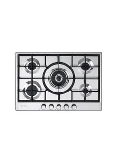 Elba Built in Gas Cooker 75 CM, Stainless Steel, 5 Burners, Front Control, Automatic Ignition -ELIO 75-545