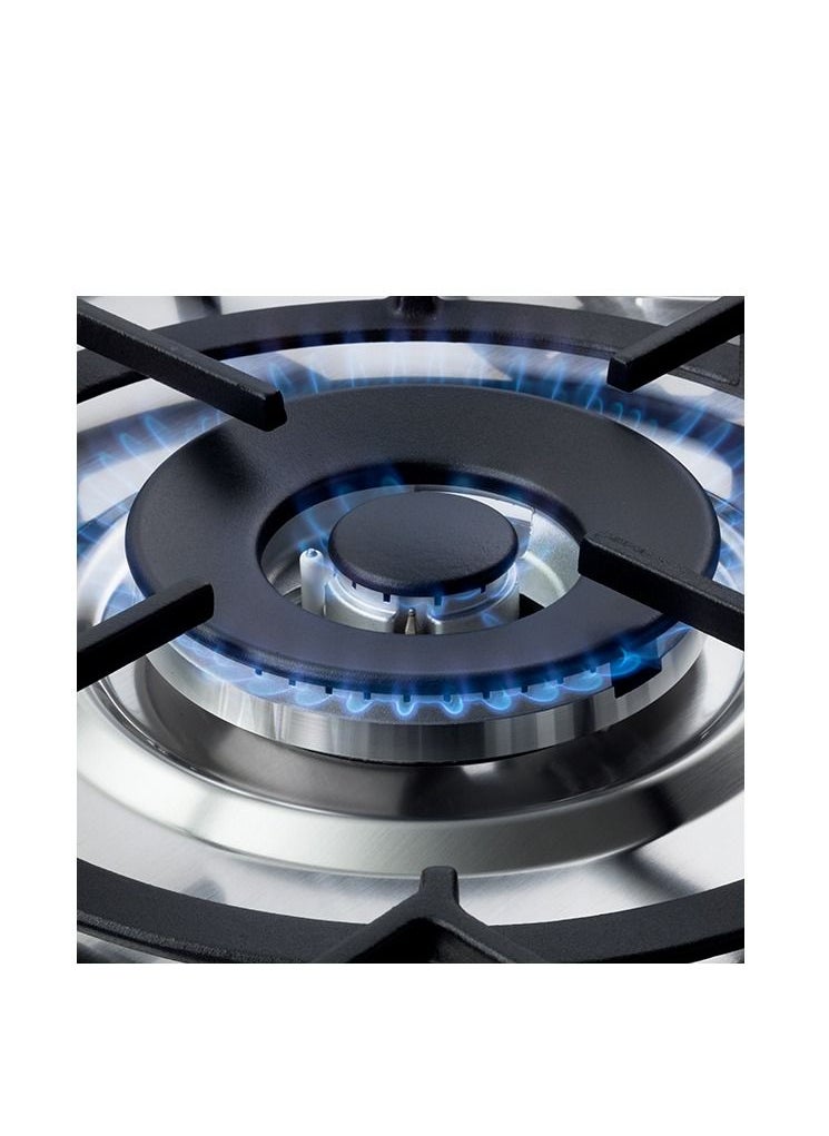 ELBA - Elba Built in Gas Cooker 75 CM, Stainless Steel, 5 Burners, Front Control, Automatic Ignition -ELIO 75-545 - Image 1