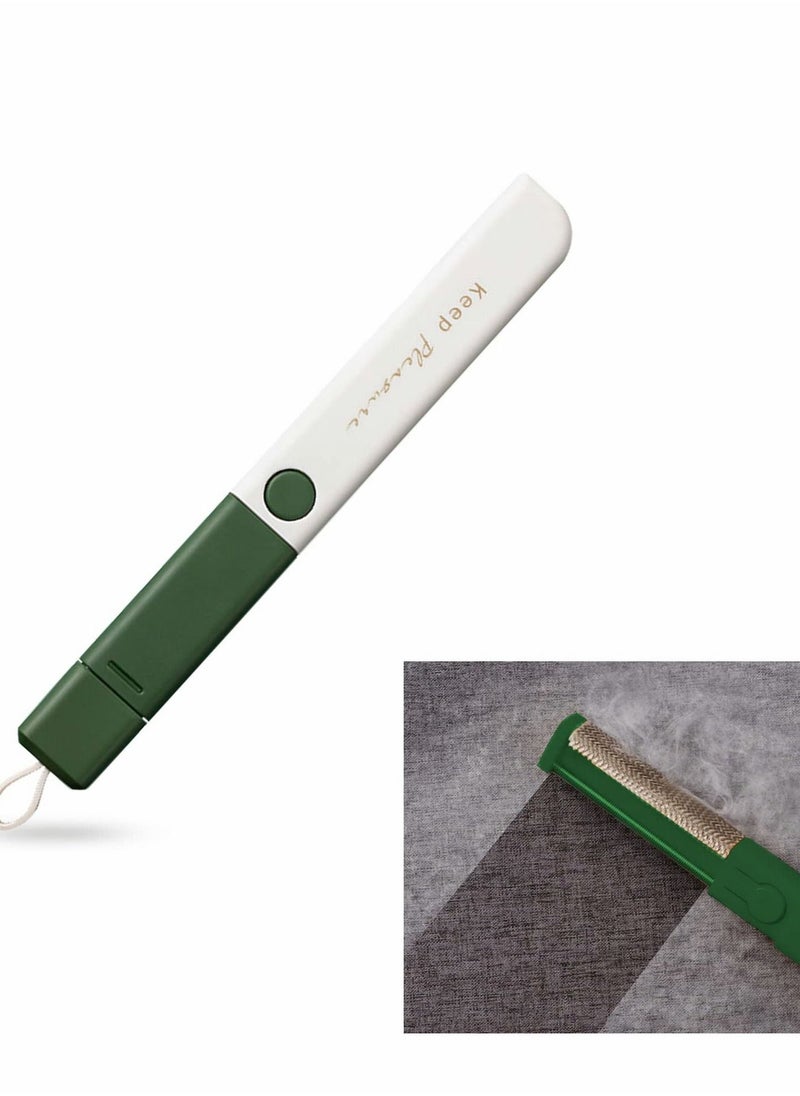 آلة إزالة الوبر، جهاز محمول لإزالة البقع من الملابس، أداة مزدوجة الجوانب وقابلة لإعادة الاستخدام لإزالة شعر الحيوانات الأليفة من السطح، سترة، معطف، سجادة، باللون الأخضر - Image 1