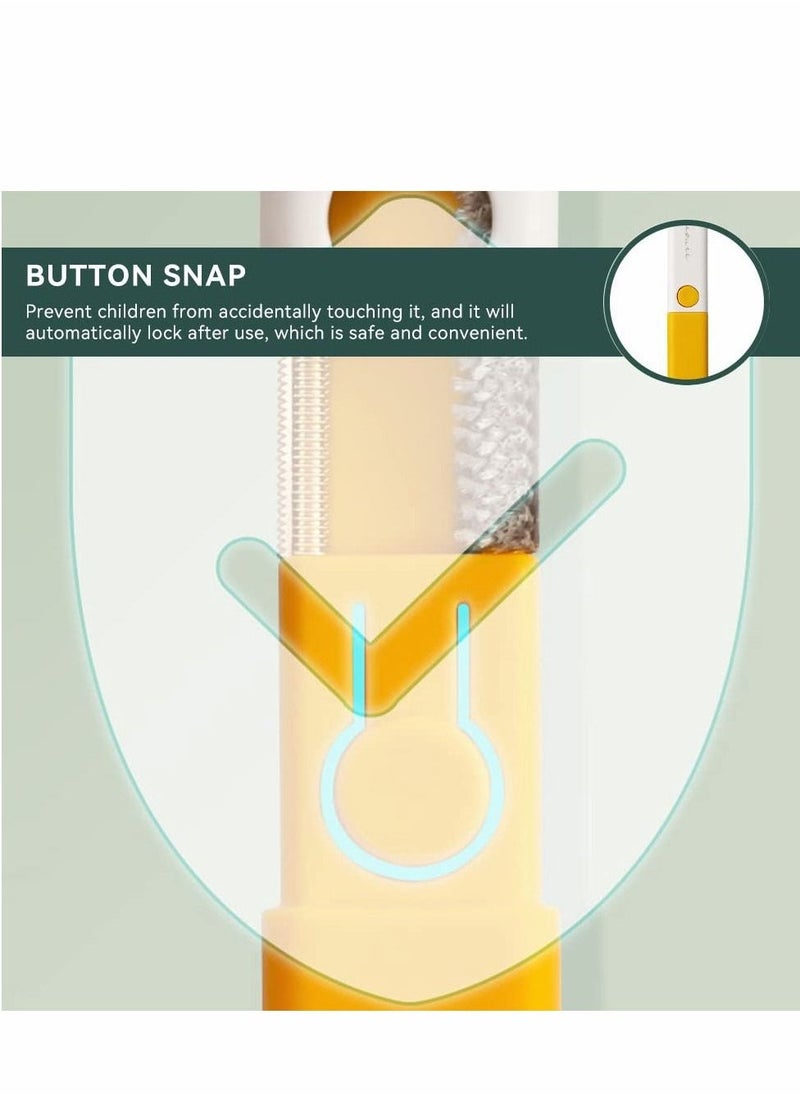 آلة إزالة الوبر، جهاز محمول لإزالة البقع من الملابس، أداة مزدوجة الجوانب وقابلة لإعادة الاستخدام لإزالة شعر الحيوانات الأليفة من السطح، سترة، معطف، سجادة، باللون الأخضر - Image 4