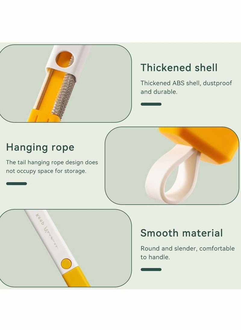 آلة إزالة الوبر، جهاز محمول لإزالة البقع من الملابس، أداة مزدوجة الجوانب وقابلة لإعادة الاستخدام لإزالة شعر الحيوانات الأليفة من السطح، سترة، معطف، سجادة، باللون الأخضر - Image 5