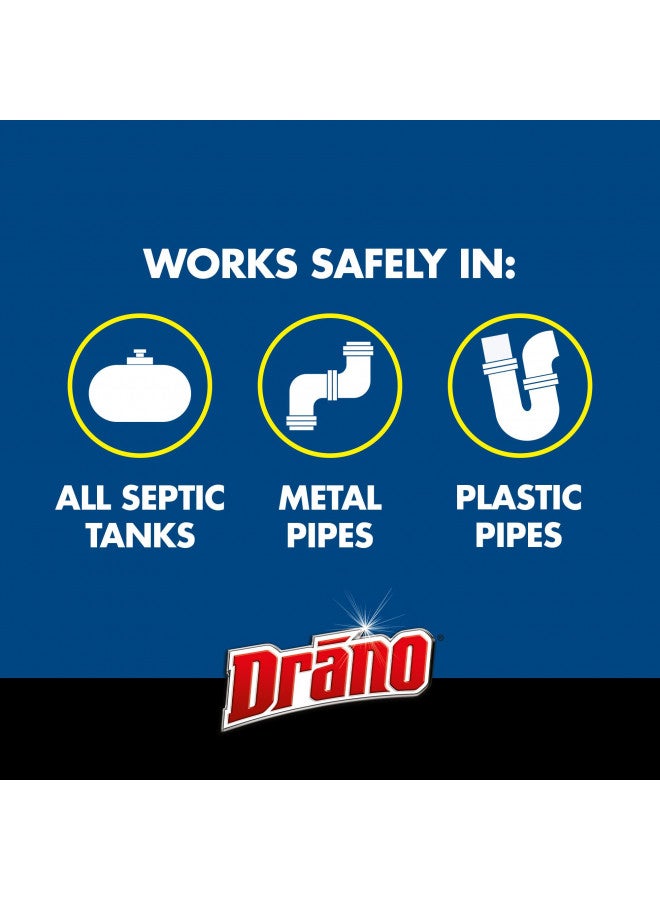 Drano Drano Advanced Septic Tank Treatment, 3 Pouches, 4.5 oz  - Image 4
