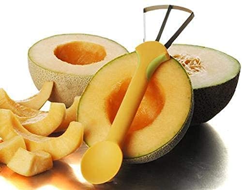 Cooking Basics Melon Slicer Cutter And Seed Remover  For Watermelon  Honeydew  Cantaloupe Etc. - Image 2