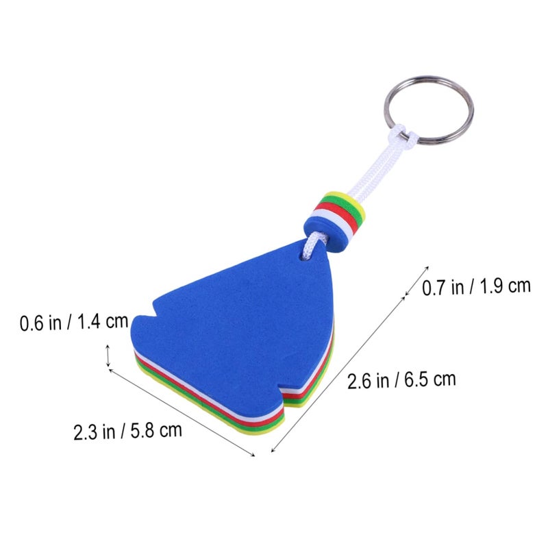 2 Pack Waterproof Marine Keychain Holder Key Fob Key Ring For Boating Activities - Image 3